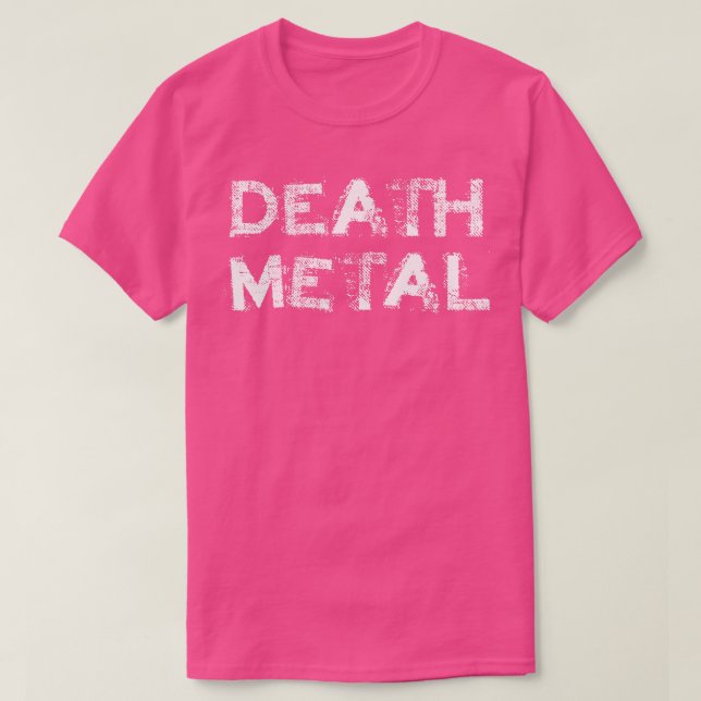 Death Metal label T-Shirt (Design Front)