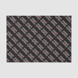 Death metal label tissue paper