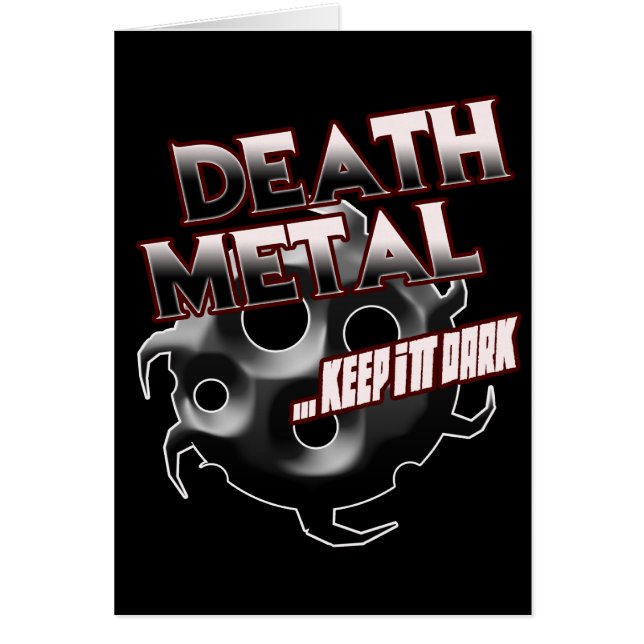 Death Metal music tshirt hat sticker poster pin (Front)