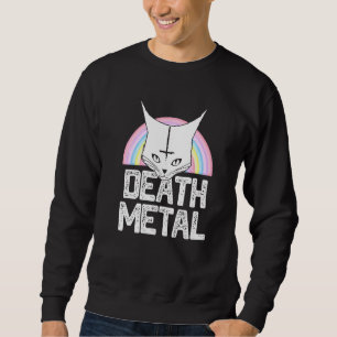 Death Metal Rainbow Cat Sweatshirt