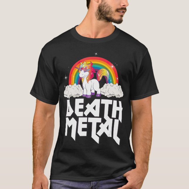 Death Metal Unicorn Shirt (Front)