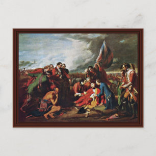 Death Of General Wolfe By West, Benjamin Postcard