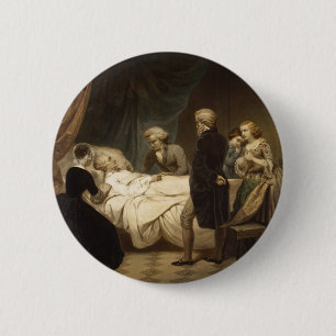 Death of George Washington button