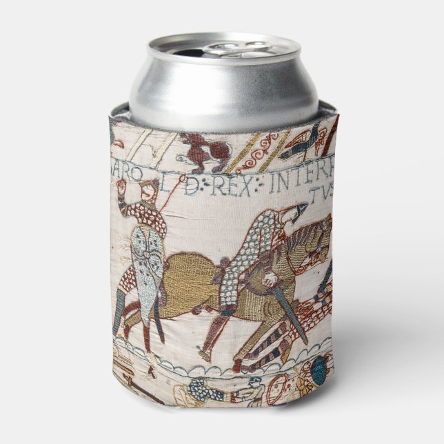 Death of King Harold (Bayeux Tapestry) Can Cooler (Can Front)