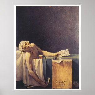 Death of Marat, 1793 Poster