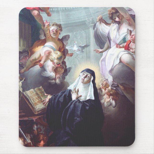 Death of Saint Scholastica Mouse Pad (Front)