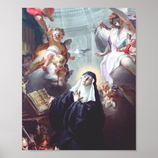 Death of Saint Scholastica  Poster (Front)