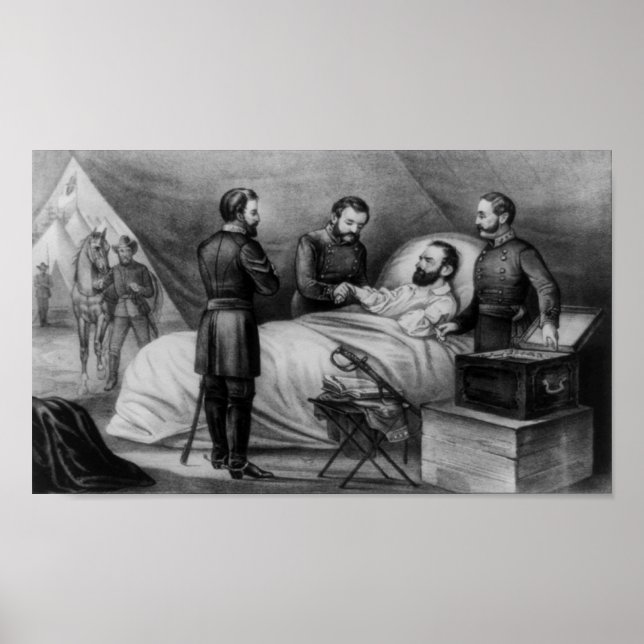 Death of Stonewall Jackson Poster (Front)