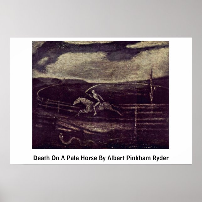 Death On A Pale Horse By Albert Pinkham Ryder Poster (Front)