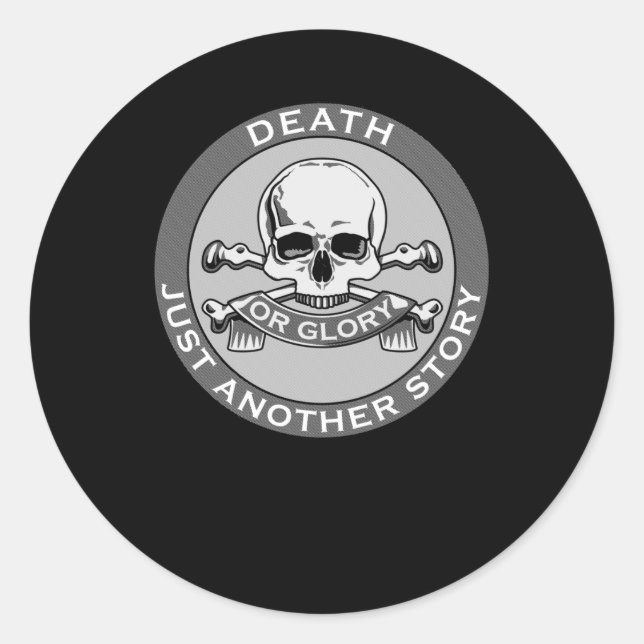Death Or Glory Sticker  (Front)