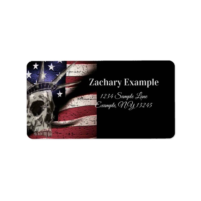 Death or Liberty Label (Front)