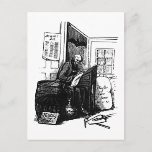 Death Register postcard