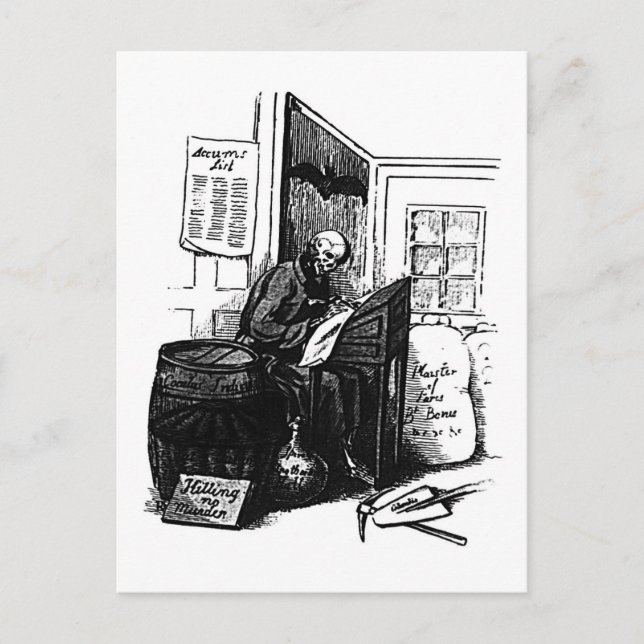 Death Register postcard (Front)