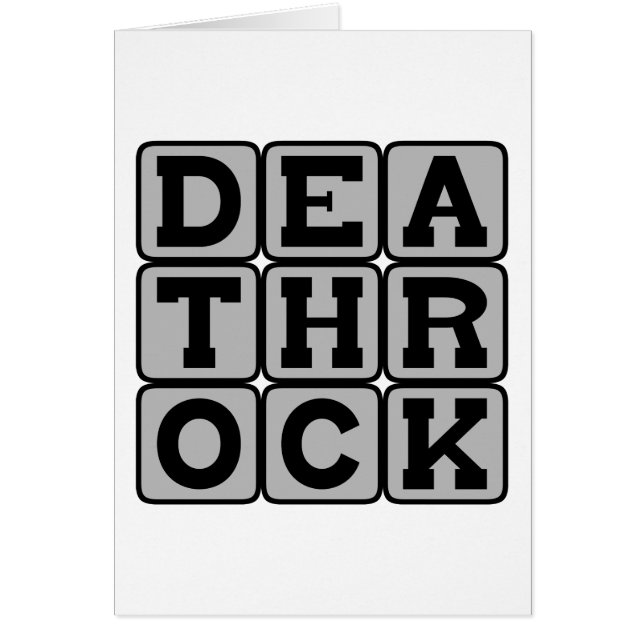 Death Rock, Music Genre (Front)