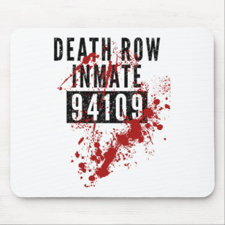Death Row Inmate 94109 Bloody Costume For Hallowee Mouse Pad