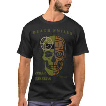 Death Smiles Combat Engineer Skull Shirt