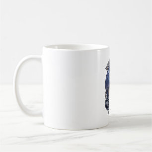 Death Smiles Veteran Halloween Ghost Graveyard Hau Coffee Mug