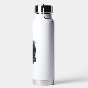 Death Smiles Veteran Halloween Ghost Graveyard Hau Water Bottle