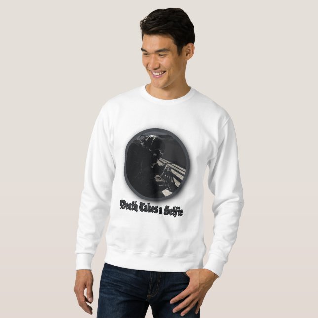 Death Takes a Selfie Sweatshirt (Front Full)