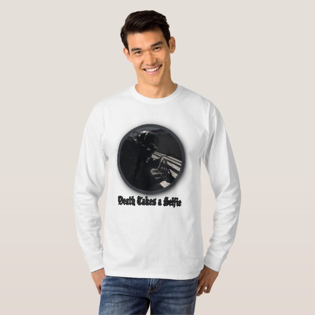 Death Takes a Selfie T-Shirt (Front Full)