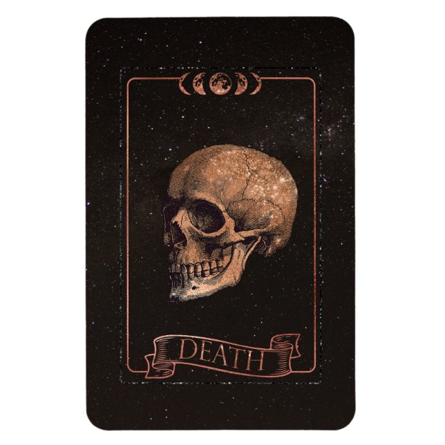 Death Tarot Card Magnet (Vertical)