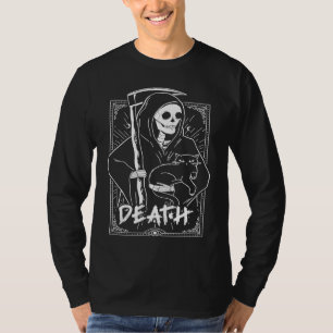 Death Tarot Card Occult Unholy Gothic Blackcraft T-Shirt