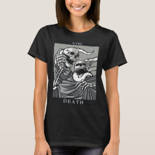Death Tarot Card Tarot Card XIII 13 Skeleton Snake T-Shirt