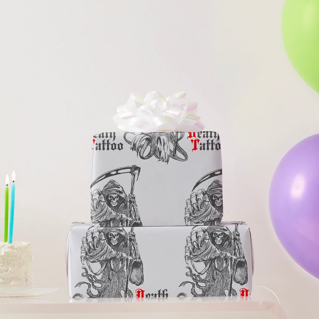 Death Tattoo Wrapping Paper (Creator Uploaded)