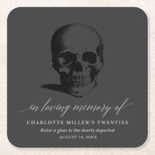 Death to My 20s 30th Birthday Drink Coaster