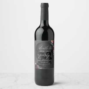Death to My 20s 30th Birthday Wine Bottle Label