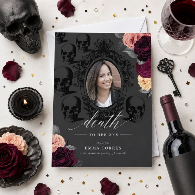 Death to my 20s Party Invitation (Creator Uploaded)