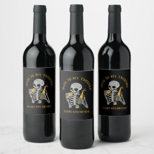 Death to My 20s Wine Label