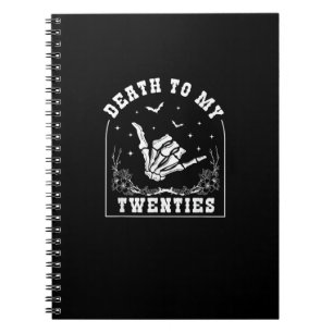 Death To My Twenties - Whimsigoth 30th Birthday Notebook