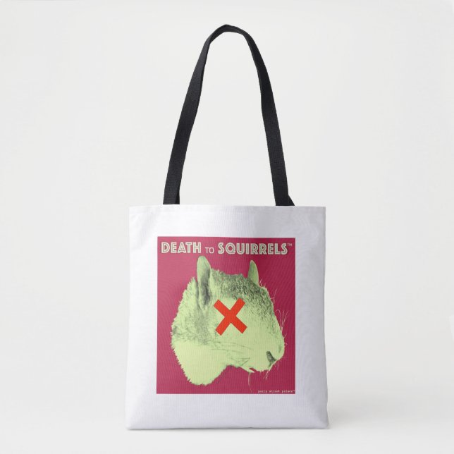 DEATH TO SQUIRRELS™ tote med. wht Bag (Front)