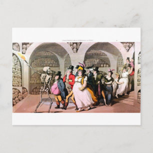 Death Tours the Catacombs postcard