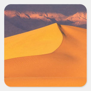 Death Valley at Dawn. California Square Sticker