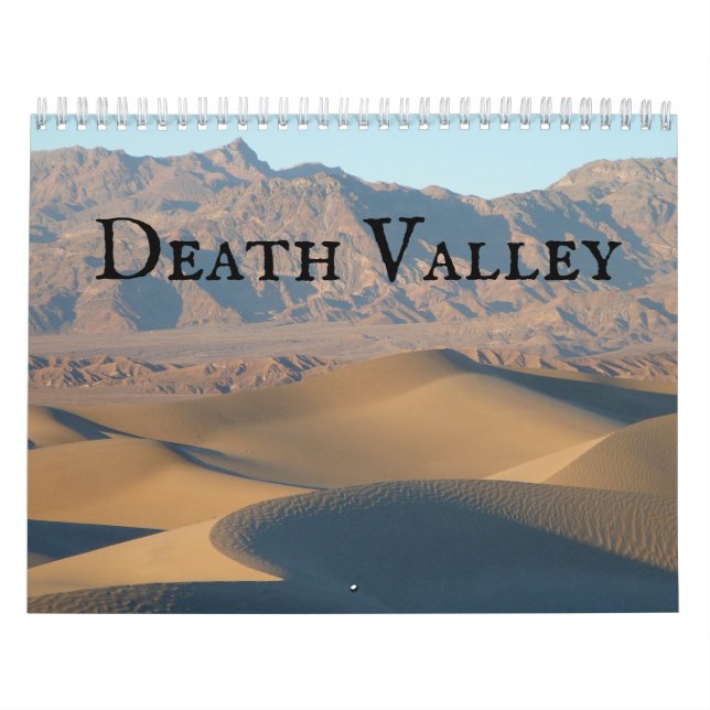Death Valley Calendar (Cover)
