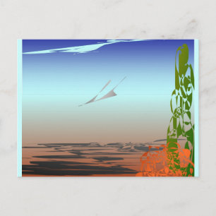 Death Valley Fly Over Postcard