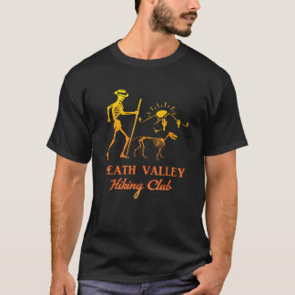 Death Valley Hiking Club Man and Dog Desert Outdoo T-Shirt