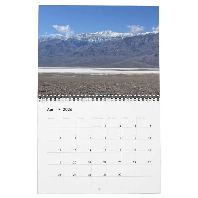 Death Valley N.P. Wall Calendar by James Fatherree (Apr 2026)