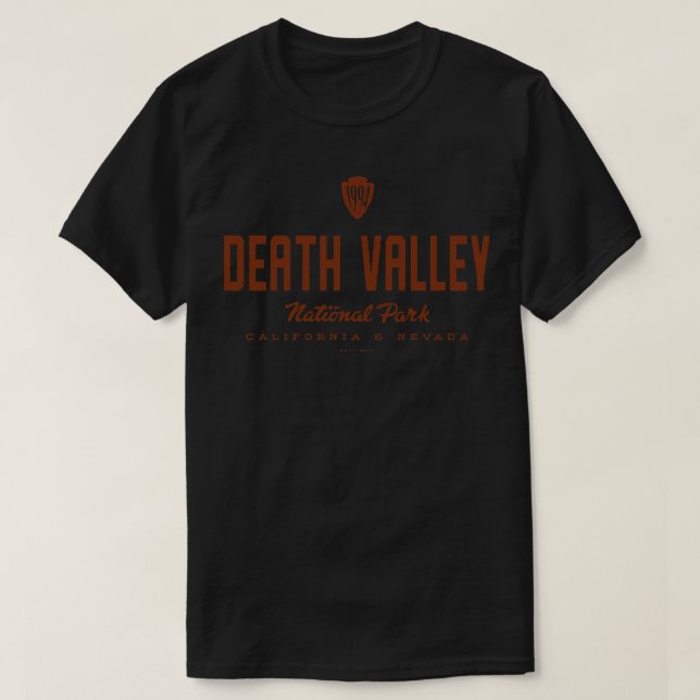 Death Valley National Park 1994 Arrowhead Brown T-Shirt (Design Front)