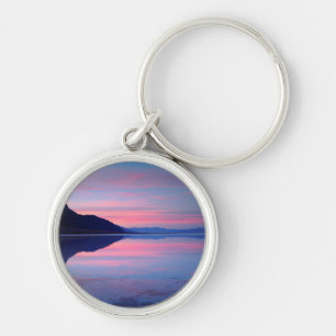Death Valley National Park. Badwater at dawn Key Ring