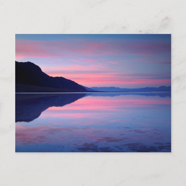 Death Valley National Park. Badwater at dawn Postcard (Front)