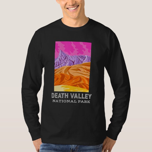 Death Valley National Park California Camping Hike T-Shirt (Front)