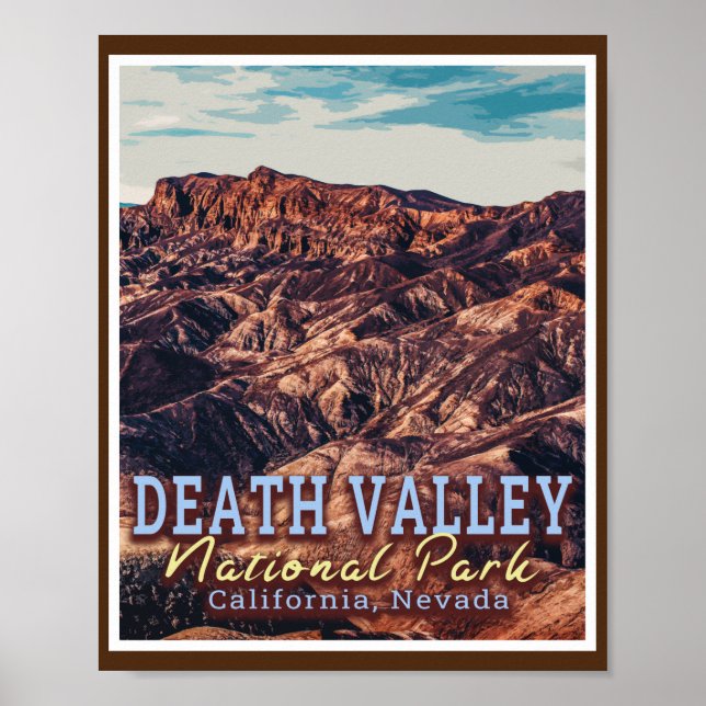 DEATH VALLEY NATIONAL PARK - CALIFORNIA - NEVADA POSTER (Front)