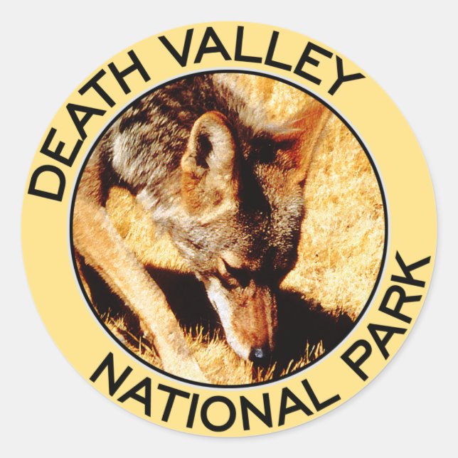 Death Valley National Park Classic Round Sticker (Front)