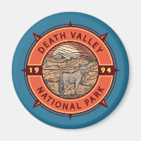 Death Valley National Park Coyote Retro Compass