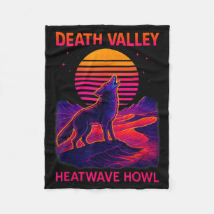 Death valley national park death valley heatwave fleece blanket