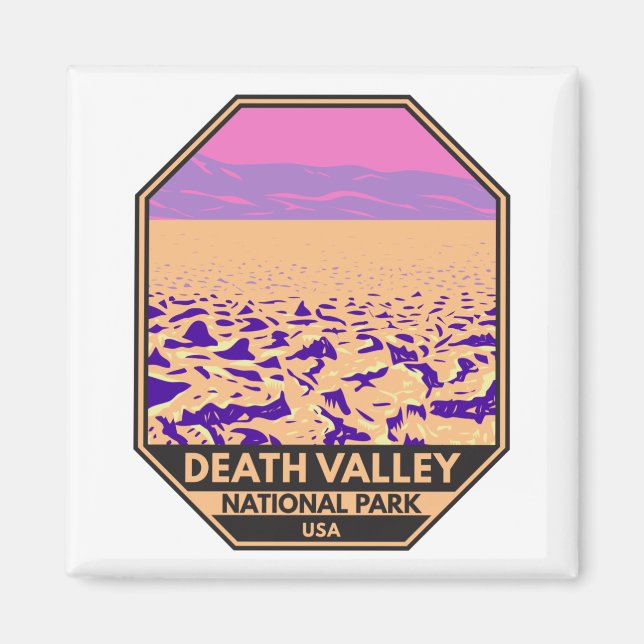 Death Valley National Park Devil’s Golf Course  Magnet (Front)