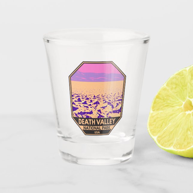 Death Valley National Park Devil’s Golf Course Shot Glass (Front)